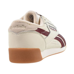 Reebok Freestyle Low Women's Shoes Chalk/Classic Burgundy/Gum 100256059