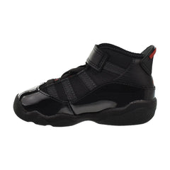 Jordan 6 Rings (TD) Toddlers' Shoes Black/Fire Red-Anthracite 323420-026