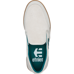 Etnies Marana Slip XLT Barney Page Skateboard Shoe - White/Green/Gum