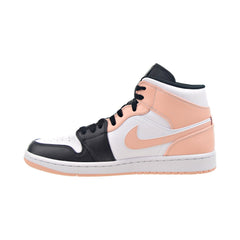 Air Jordan 1 Mid "Crimson Tint" Men's Shoes White-Arctic Orange-Black
