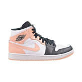 Air Jordan 1 Mid "Crimson Tint" Mens Shoes White-Arctic Orange 554724-133
