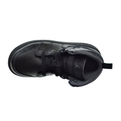 Air Jordan 1 Mid BT Toddler's Shoes Black/Black/Grey