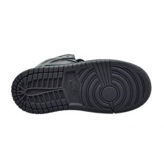 Air Jordan 1 Mid BT Toddler's Shoes Black/Black/Grey