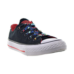 Converse Chuck Taylor All Star Ox Kids' Shoes Black-Ultra Red-White