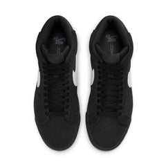 Nike SB Blazer Mid Skateboard Shoe - Black/White-Black-Black