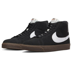 Nike SB Blazer Mid Skate Shoe - Black/White-Black-Sail