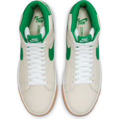 Nike SB Blazer Mid Skate Shoe - White/Lucky Green-White-Coconut Milk