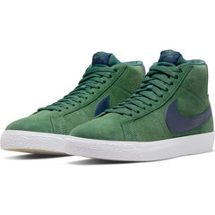 Nike SB Blazer Mid Skate Shoe - Noble Green/Midnight Navy-Noble Green