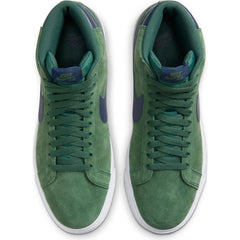 Nike SB Blazer Mid Skate Shoe - Noble Green/Midnight Navy-Noble Green