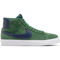 Nike SB Blazer Mid Skate Shoe - Noble Green/Midnight Navy-Noble Green