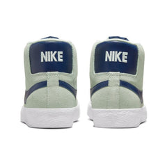 Nike SB Blazer Mid Skate Shoe - Barely Green/Navy-Barely Green-White