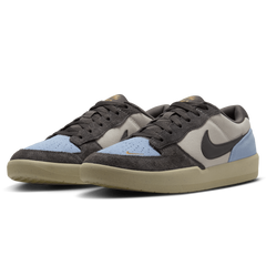 Nike SB Force 58 Skateboard Shoe - Lite Orewood Brown/Medium Ash-Psychic Blue