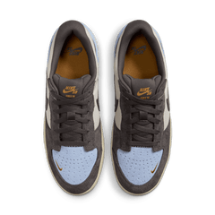 Nike SB Force 58 Skateboard Shoe - Lite Orewood Brown/Medium Ash-Psychic Blue