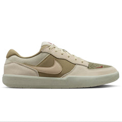 Nike SB Force 58 Skateboard Shoe - Coconut Milk/Linen-Neutral Olive
