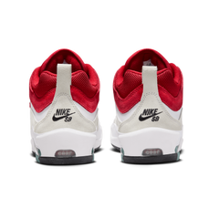 Nike SB Air Max Ishod 2 Skateboard Shoe - White/Varsity Red-Summit White
