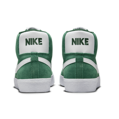 Nike SB Blazer Mid Skateboard Shoe - Fir/White-Fir-White