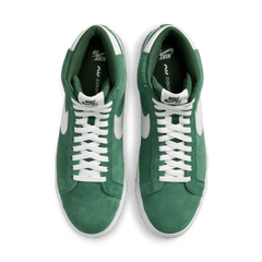 Nike SB Blazer Mid Skateboard Shoe - Fir/White-Fir-White