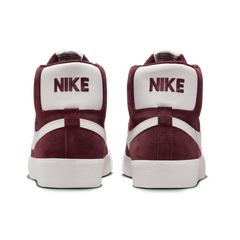 Nike SB Blazer Mid Skateboard Shoe - Burgundy Crush/Summit White