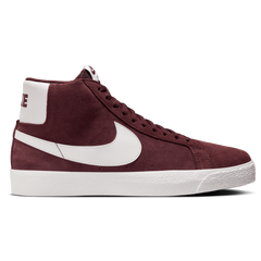 Nike SB Blazer Mid Skateboard Shoe - Burgundy Crush/Summit White