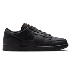 Nike SB Dunk Low Pro ISO Skateboard Shoe - Black/Black-Black-Black