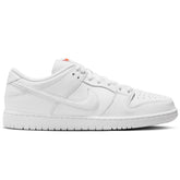 Nike SB Dunk Low Pro ISO Skateboard Shoe - White/White-White-White