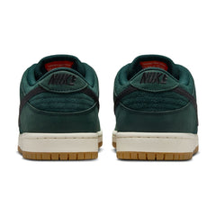 Nike SB Dunk Low Pro ISO Skateboard Shoe - Deep Fir/Black-Fir-Sail