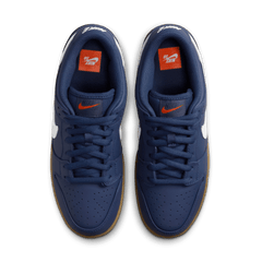 Nike SB Dunk Low Pro OL Skateboard Shoe - Navy/White-Navy-Gum Light Brown