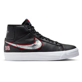Nike SB GT Pro Blazer Mid Skateboard Shoe - Black/Metallic Silver-University Red