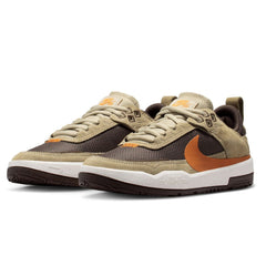 Nike SB Big Kids Day One Skateboard Shoe - Desert Khaki/Campfire Orange