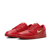 Women's Air Jordan 1 Low Method of Make "Gym Red Metallic Gold"
