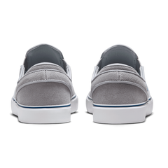 Nike SB Zoom Janoski+ Slip Skateboard Shoe - Wolf Grey/Navy-Wolf Grey-Summit White