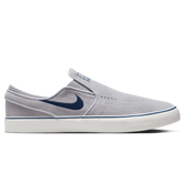 Nike SB Zoom Janoski+ Slip Skateboard Shoe - Wolf Grey/Navy-Wolf Grey-Summit White