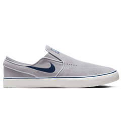 Nike SB Zoom Janoski+ Slip Skateboard Shoe - Wolf Grey/Navy-Wolf Grey-Summit White