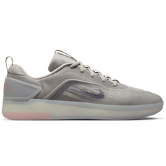 Nike SB Nyjah 4 Skateboard Shoe - College Grey/Mink Brown-Light Silver