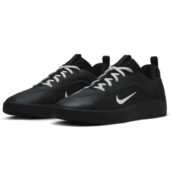 Nike SB Nyjah 4 Skateboard Shoe - Black/White-Black-White
