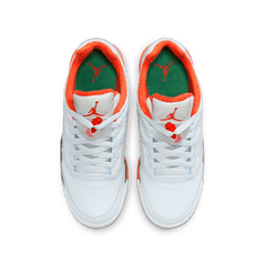 Big Kids' Air Jordan 5 Retro Low "Miami Hurricanes"
