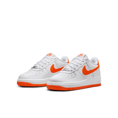 Big Kids' Nike Air Force 1 "White Safety Orange"