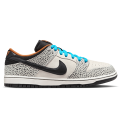 Nike SB Dunk Low Pro Olympic Safari Skateboard Shoe - Electric Phantom/Black-Black-Monarch