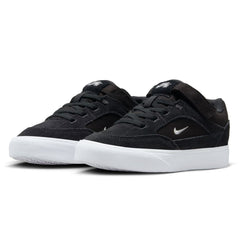 Nike SB Little Kids Malor Skateboard Shoe - Black/White-Black-White