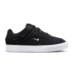 Nike SB Little Kids Malor Skateboard Shoe - Black/White-Black-White