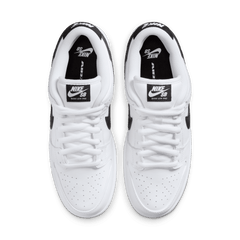 Nike SB Dunk Low Pro Skateboard Shoe - White/Black-White-Black