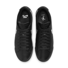 Nike SB X Dancer Blazer Low Skateboard Shoe - Black/Metallic Silver-Black