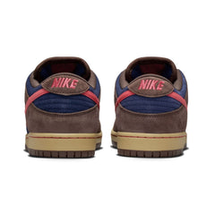 Nike SB Dunk Low Pro Skateboard Shoe - Baroque Brown/Adobe-Midnight Navy