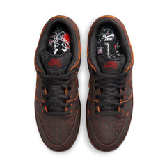 Nike SB Dunk Low Pro Premium Skateboard Shoe - Dark Smoke Grey/Campfire-Orange-Black(Krampus)