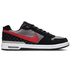 Nike SB Zoom Air Paul Rodriguez Low Skateboard Shoe - Black/Varsity Red-Flint Grey-Black
