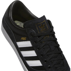 Adidas Puig Indoor Skateboard Shoe - Black/White/Lime