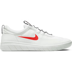 Nike SB Nyjah Free 2 Skateboard Shoe - Summit White/Blue Hero-Chile Red-Black