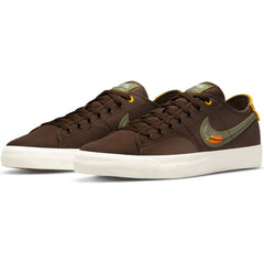 Nike SB BLZR Court DVDL Skateboarding Shoes - Baroque Brown/Medium Olive-Light Bone