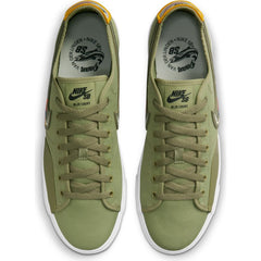 Nike SB BLZR Court DVDL Skateboarding Shoes - Dusty Olive/Medium Olive-Light Bone-Navy