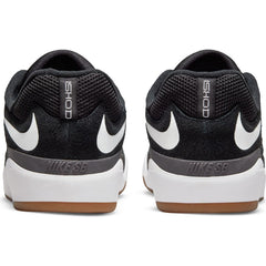 Nike SB Ishod Wair Skateboard Shoe - Black/White-Dark Grey-Black